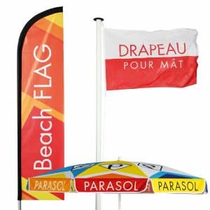 drapeau publicitaire