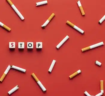 Des cigarettes avec un stop