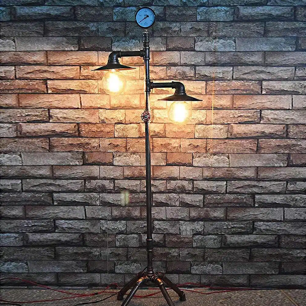 Un lampadaire de style vintage