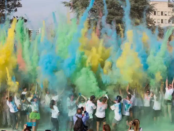 Organiser une course colorée