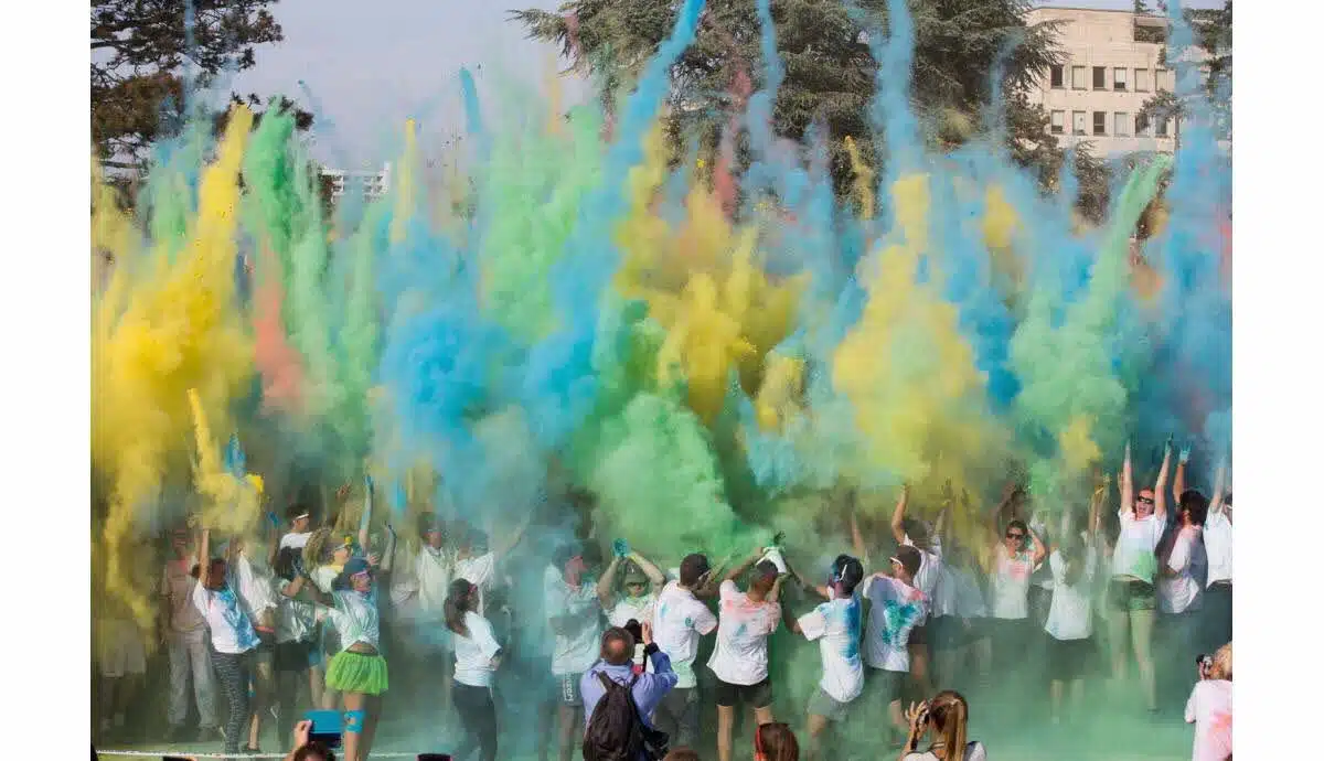 Organiser une course colorée