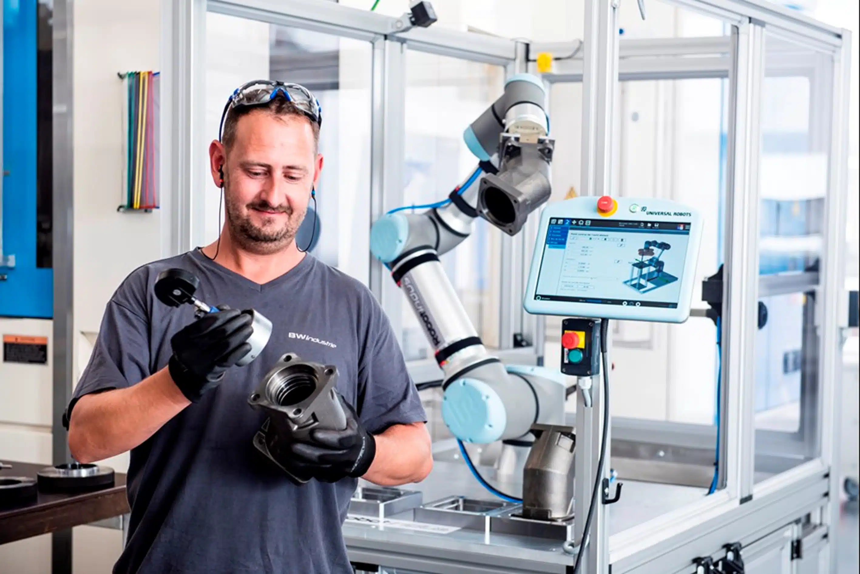 Utilisation d'un robot industriel