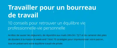 Infographie : Travailler pour un bourreau de travail