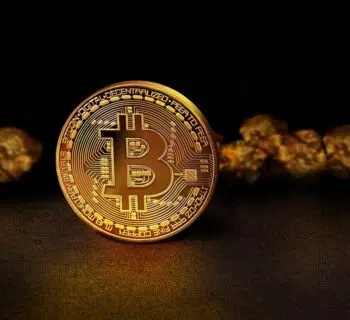 Une pièce de Bitcoin