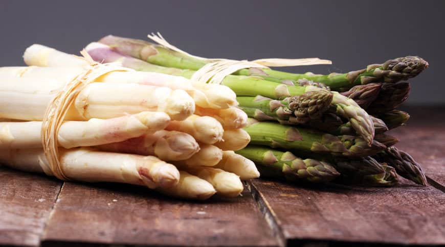 asperges blanches poêle ou vapeur