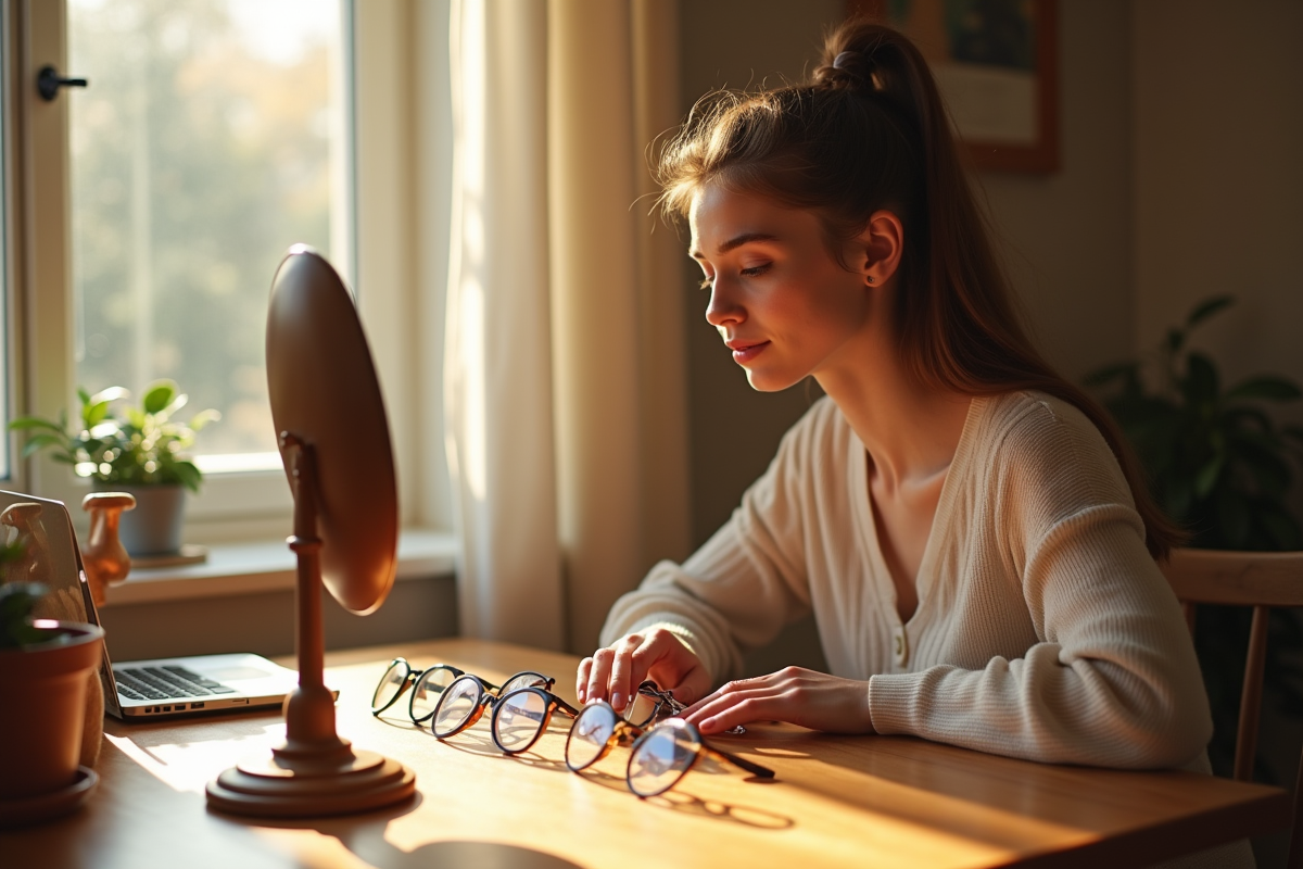 lunettes visage