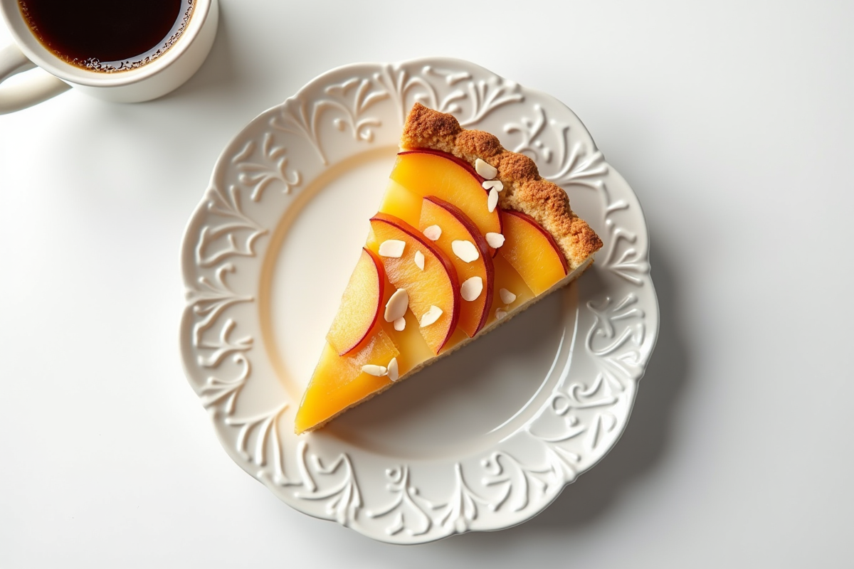 tarte pêche