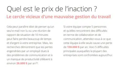 prix de l'inaction