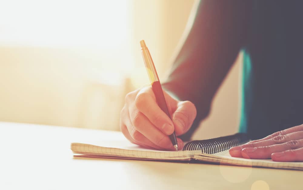 écrire un texte